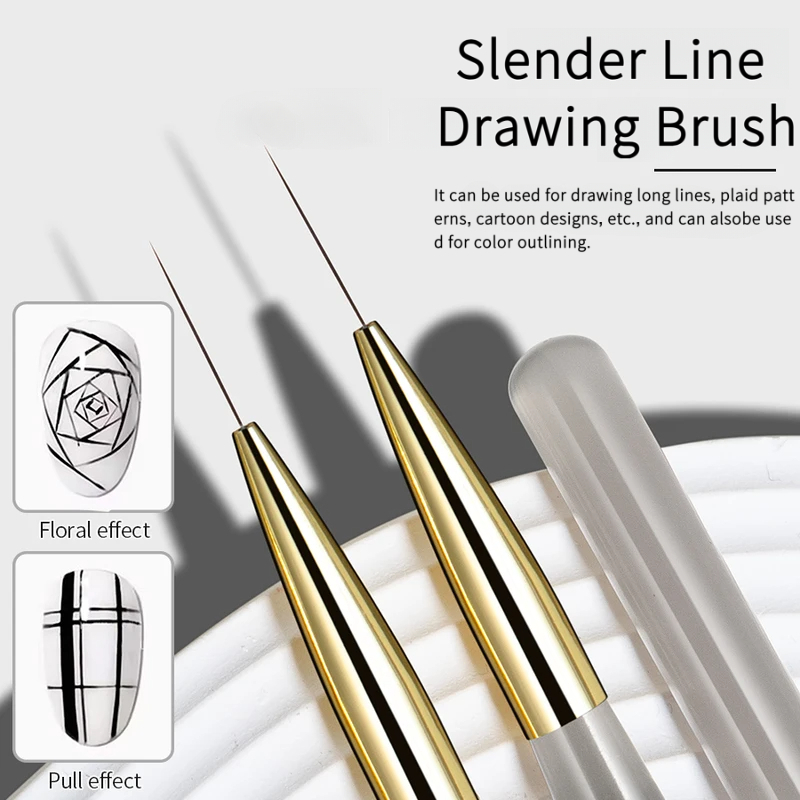 Detailing Brush Set - 1/2/5 Adet Tırnak Sanatı Liner Fırça