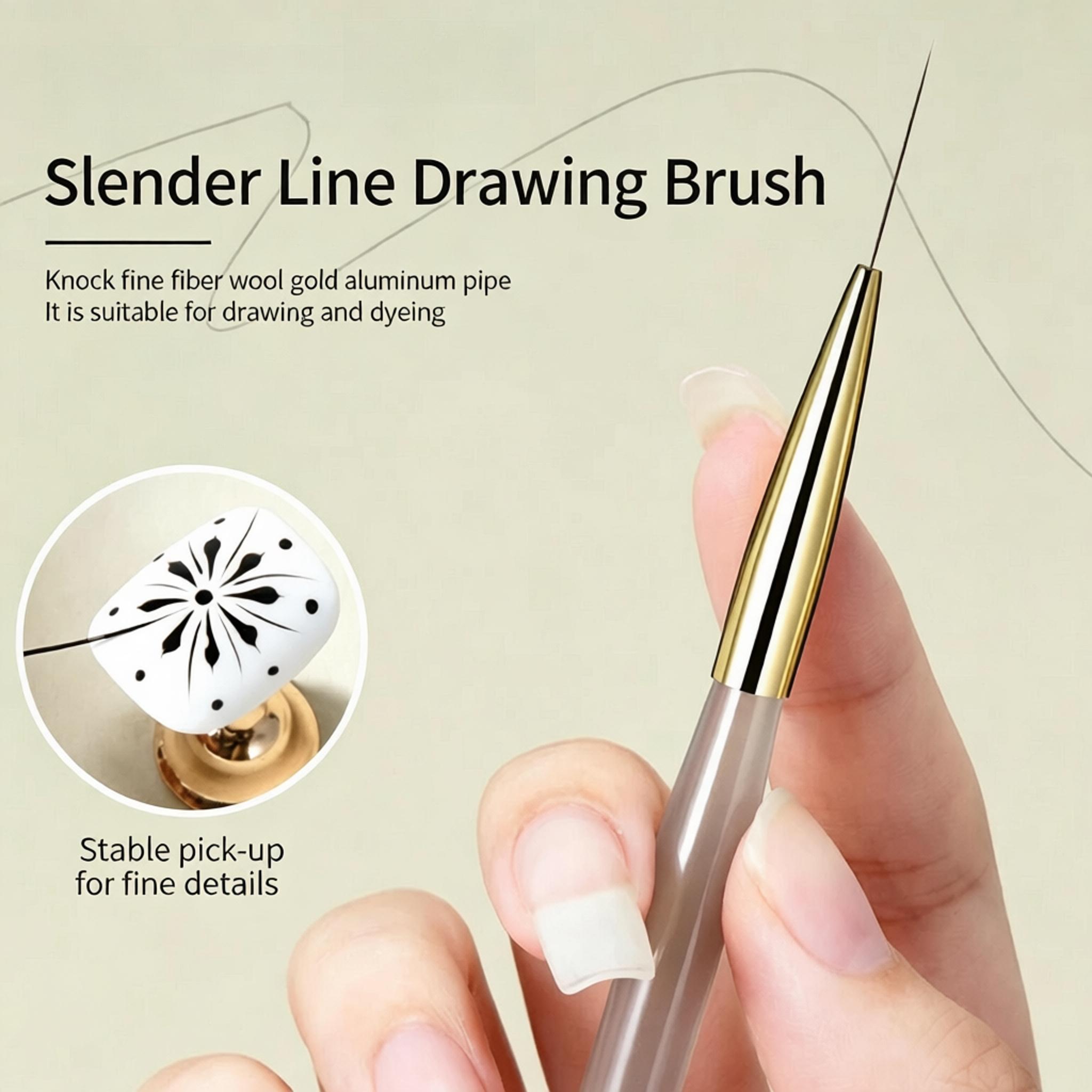 1/2/5 Adet Tırnak Sanatı Liner - Detailing Brush Set incelemesi ve fiyatı