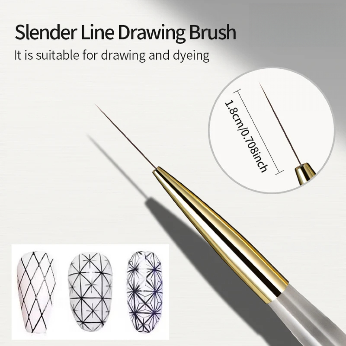 1/2/5 Adet Tırnak Sanatı Liner - Detailing Brush Set incelemesi ve fiyatı
