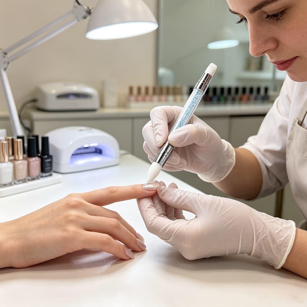 Tırnak Sanatı Çift Uçlu Siliko - Wax Applicator Pad incelemesi ve fiyatı